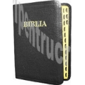 Biblie mica lux, piele,  index pe cotor